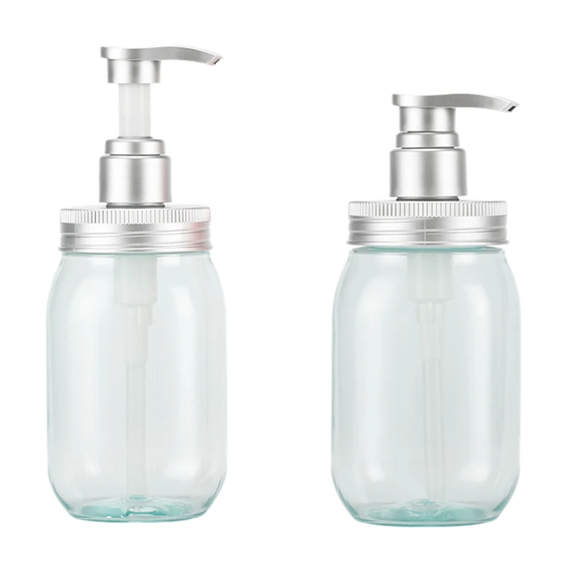 

2 шт. лосьона гель для душа бутылки дозатор для жидкого мыла легко управлять для всех видов жидкого мыла или лосьона