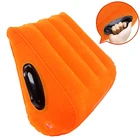 Надувная подушка с ручкой для взрослых, треугольная Волшебная Подушка на танкетке, Эротические товары, воздушный насос, секс-игрушки для пар