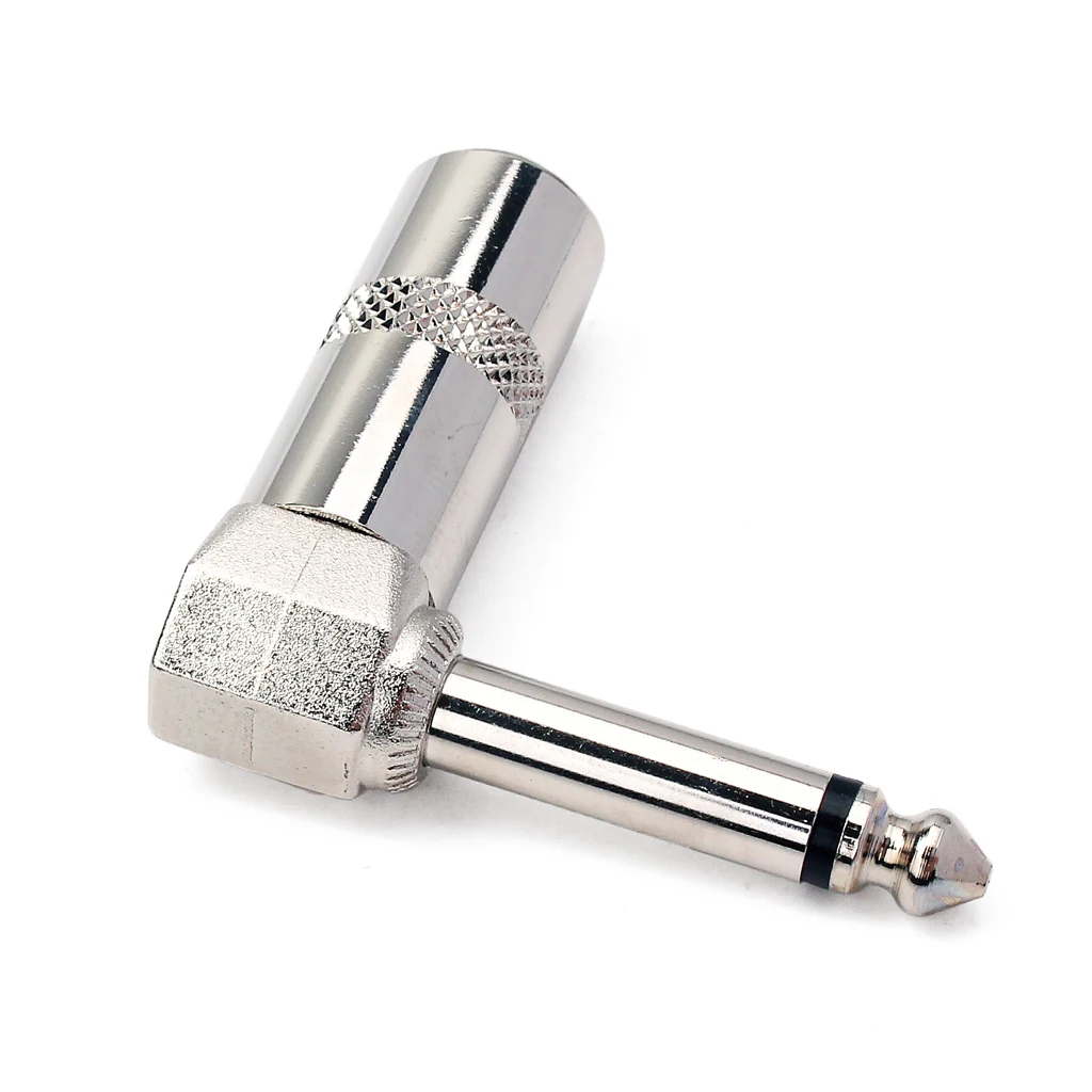 

Lovoski Chrome 6.35mm Stereo Jack Professional Stage Instrumental Connector
