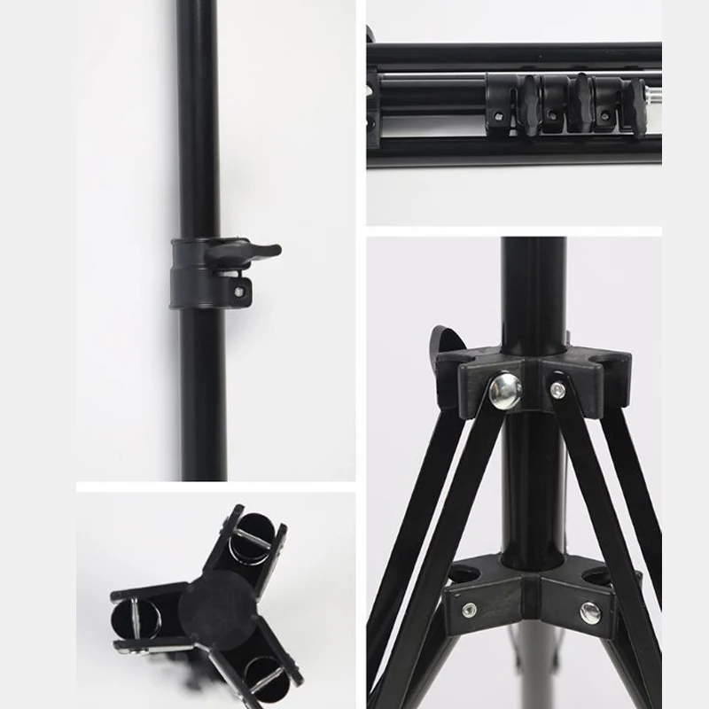 Металлическая оссветильник ная стойка 2 м регулируемый штатив для светодиодной