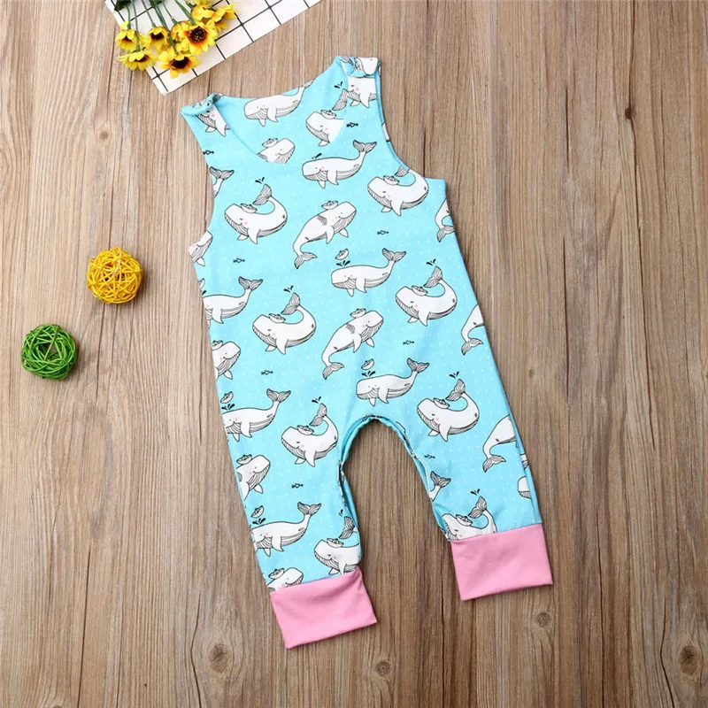 0-18 месяцев Одежда для новорожденных и малышей детский летний комбинезон в виде