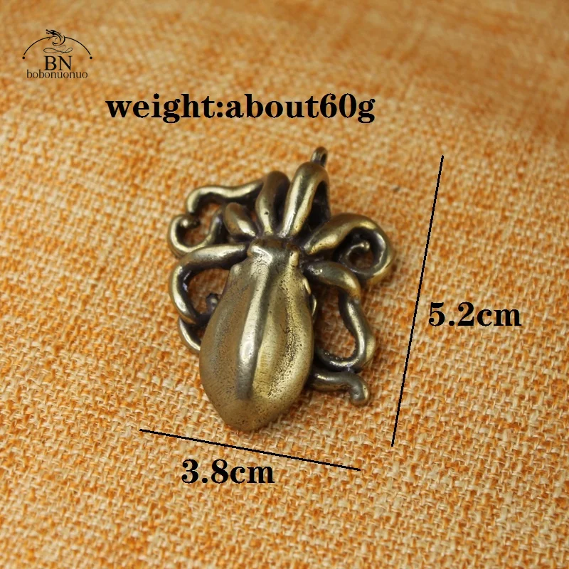 

Миниатюра осьминога из меди