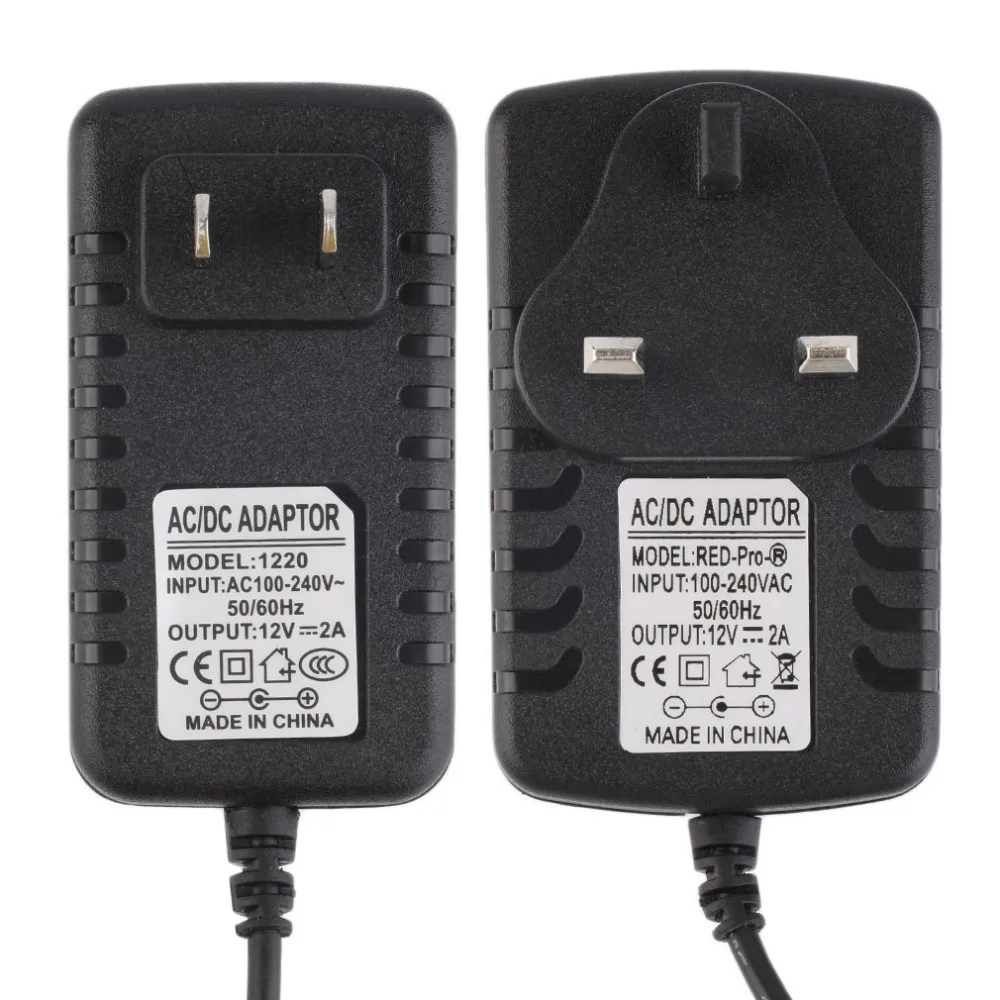 Новый адаптер постоянного тока 12 В 2 А источник питания с вилкой Стандарта