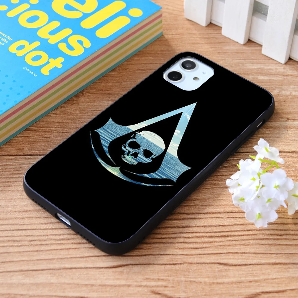 

For iPhone Black Flag natural Soft TPU border Apple iPhone Case
