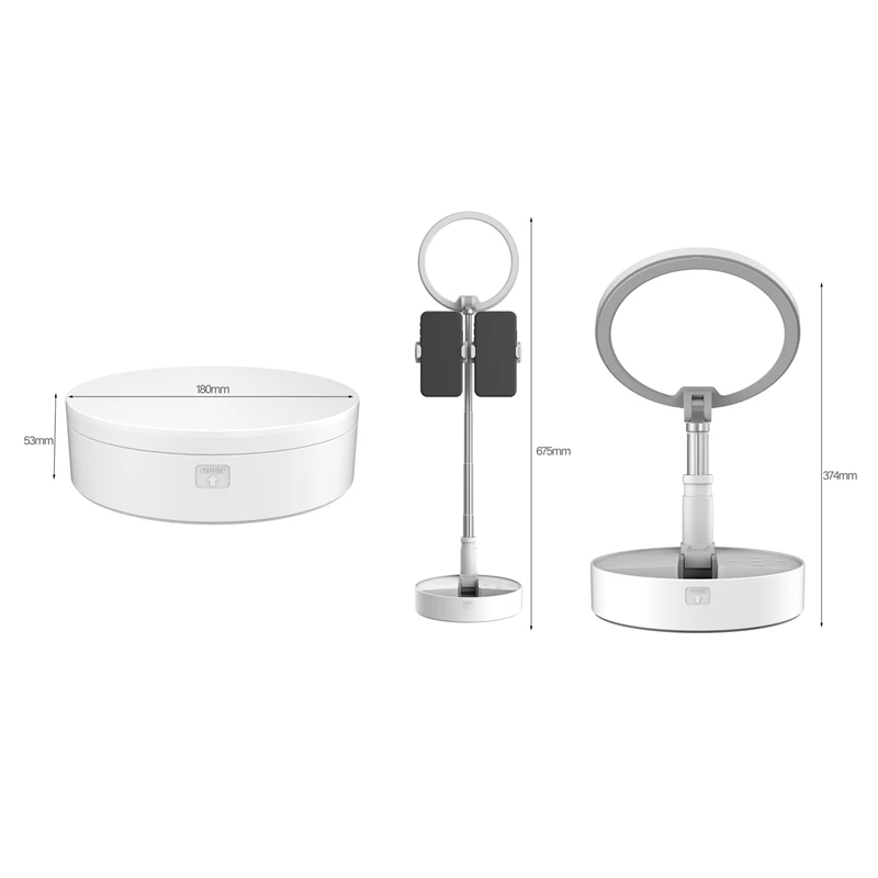 

Folding LED Desk Lamp,USB Portable Nightstand Table Night Light Eye-Caring Reading Study Lamp for Kids Adult Living Room