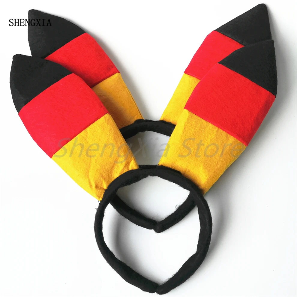 

New Easter Tricolor Rabbit Ears Festival Party Show Decoration Hair Accessories German Rabbit Ear Headband