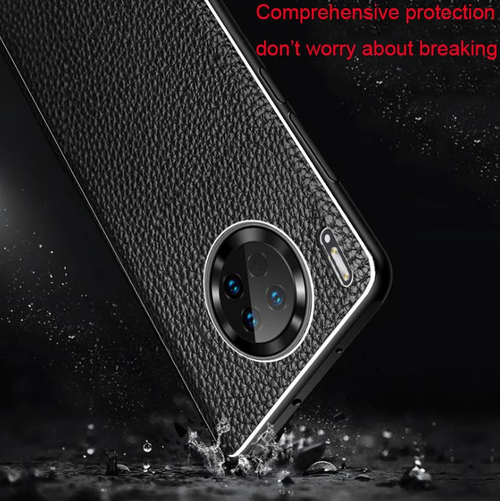 

Case For Leather Huawei mate 30 pro phone case cowhide protective sleeve ultra-thin personality 30Pro leather case male 5G