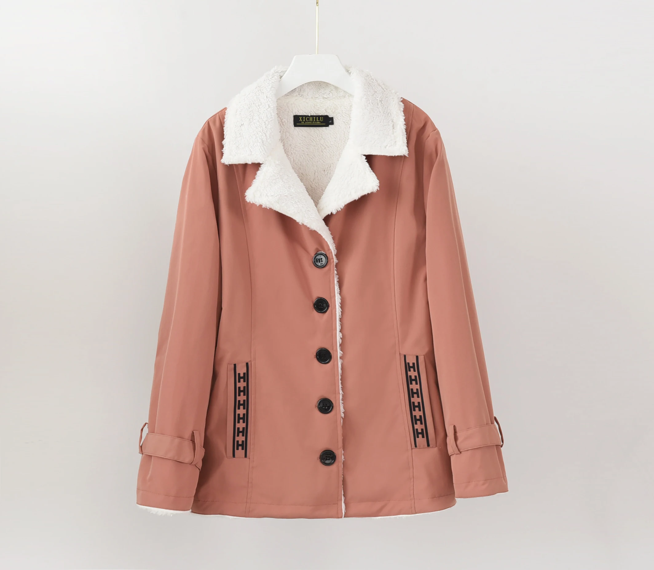 Размера плюс бархатная Толстая теплая хлопковая куртка и зимняя женская одежда