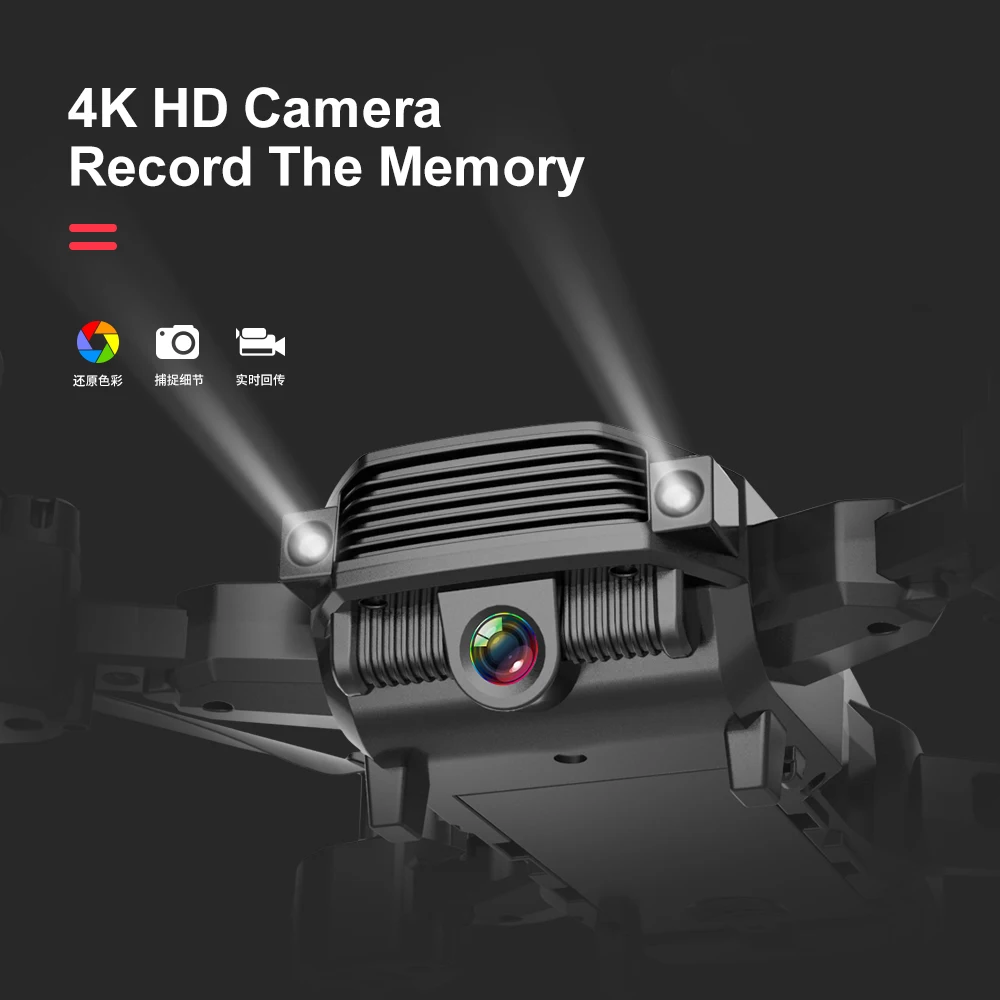 Новинка Радиоуправляемый Дрон с 4K HD камерой Follow Me высота удерживание широкий