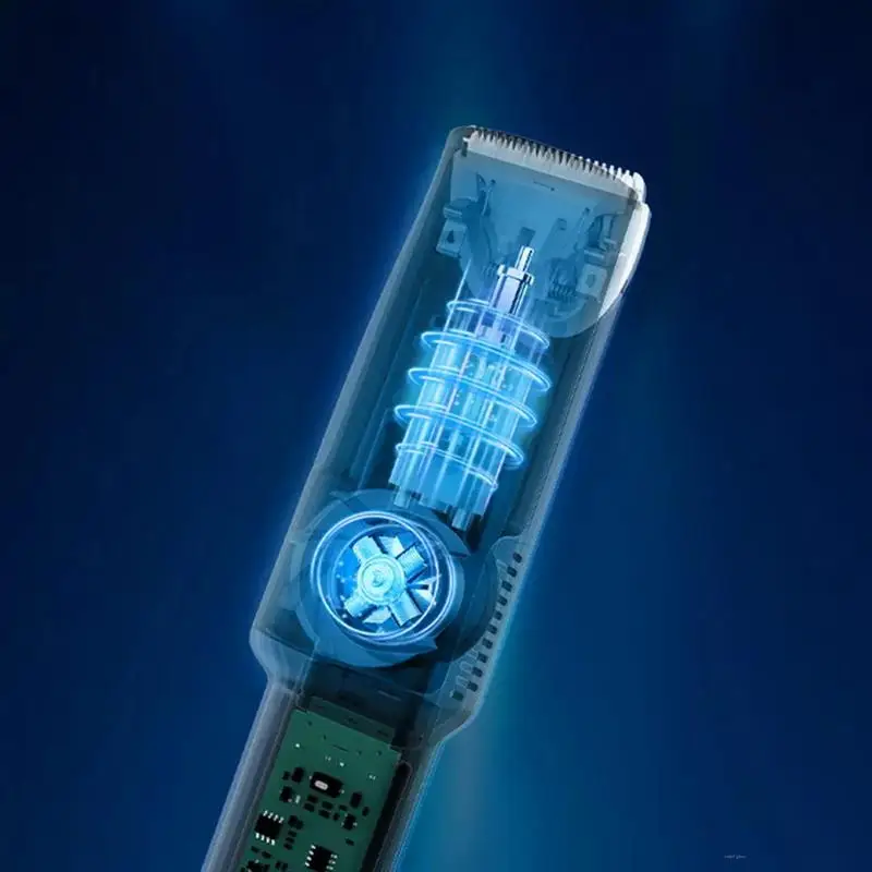 Rushan Automatic Vacuum Hair Clipper Baby Trimmer Mute IX7 Waterproof Detachable Electric Ceramic Cutter | Бытовая техника