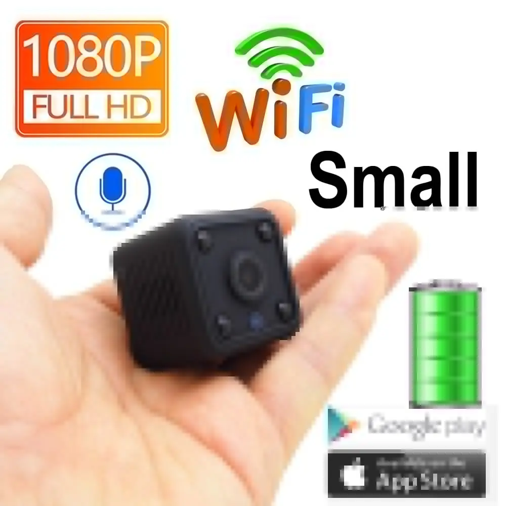 EVKVO HD 1080P экшн камера с Wi Fi IP Камера встроенный Батарея CCTV Беспроводной