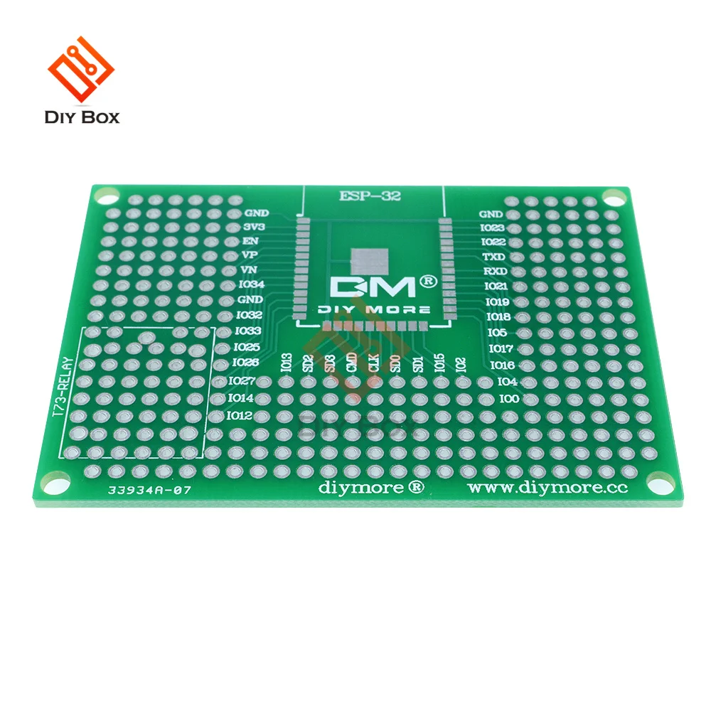 5X7CM двойная сторона Прототип PCB Универсальный макет доска для Arduino UNO R3 ESP8266 WI-FI ESP-12F
