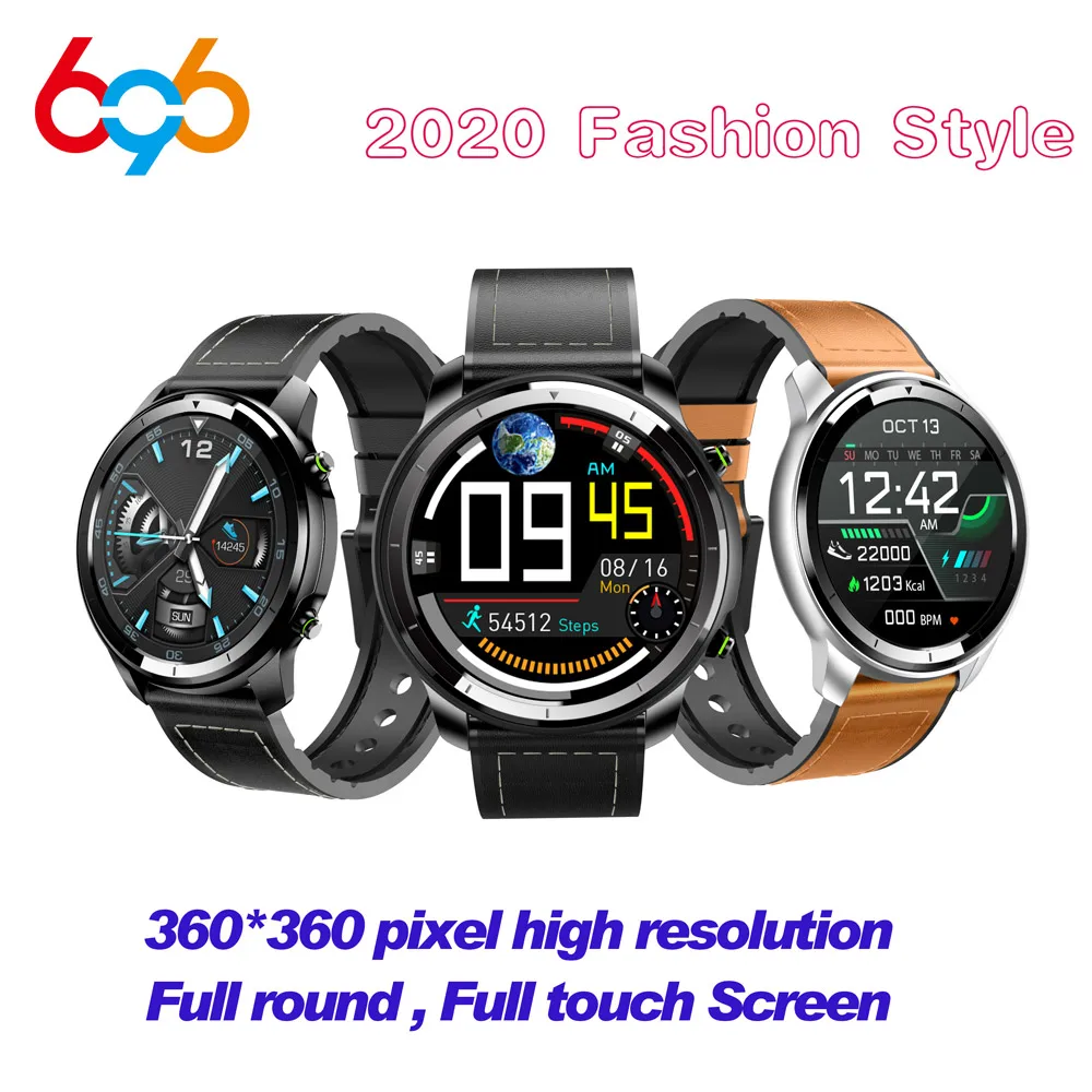 Смарт часы H15 мужские Full Touch 360*360 HD экран измерение пульса в крови фитнес трекер