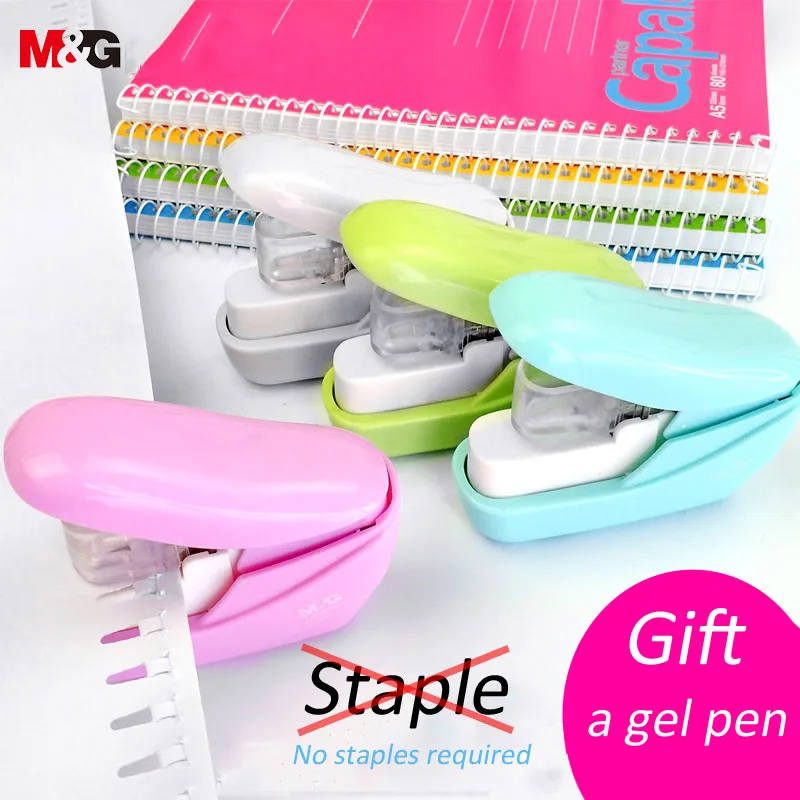 

Mini engrapadora para libro Linda sin grapas engrapadora de papel sin grapas St