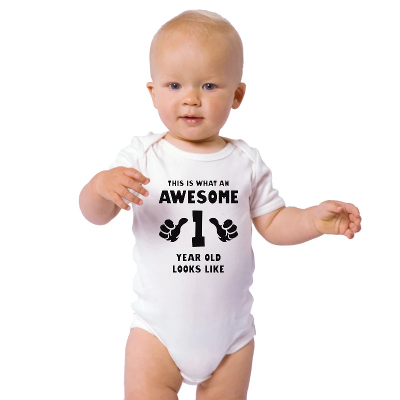 Комбинезон детский с коротким рукавом на 1 год | Детская одежда и обувь