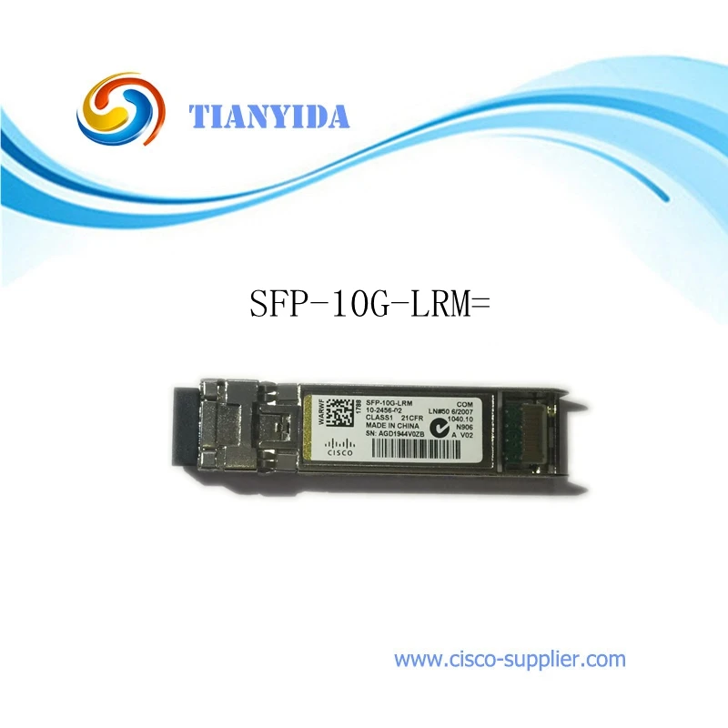 Натуральная SFP-10G-LRM = 10GBASE-LRM 1310nm 10 Гб одномодовый приёмопередатчик типа SFP 10G LRM |