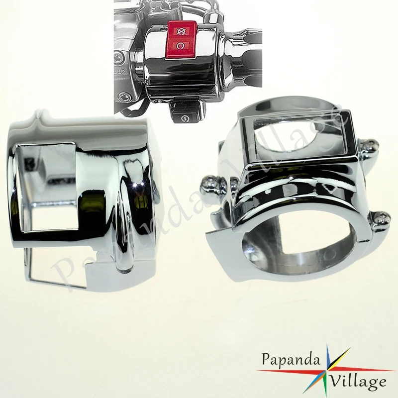 Мотоциклетный хромированный алюминиевый левый правый руль переключатель Корпус
