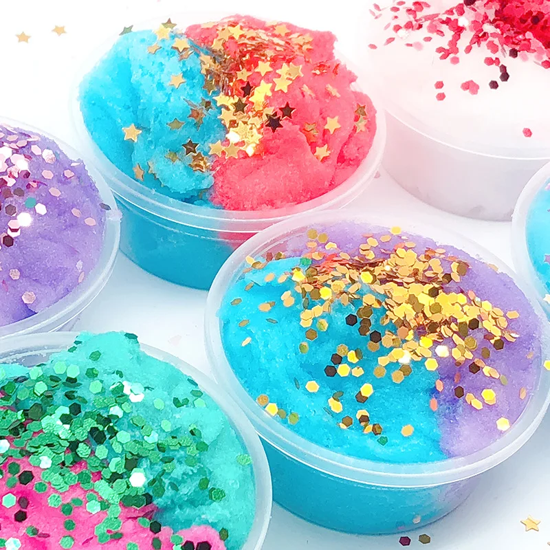 Волшебная глина 60 мл цветной облакообразный слайм мягкая шпатлевка