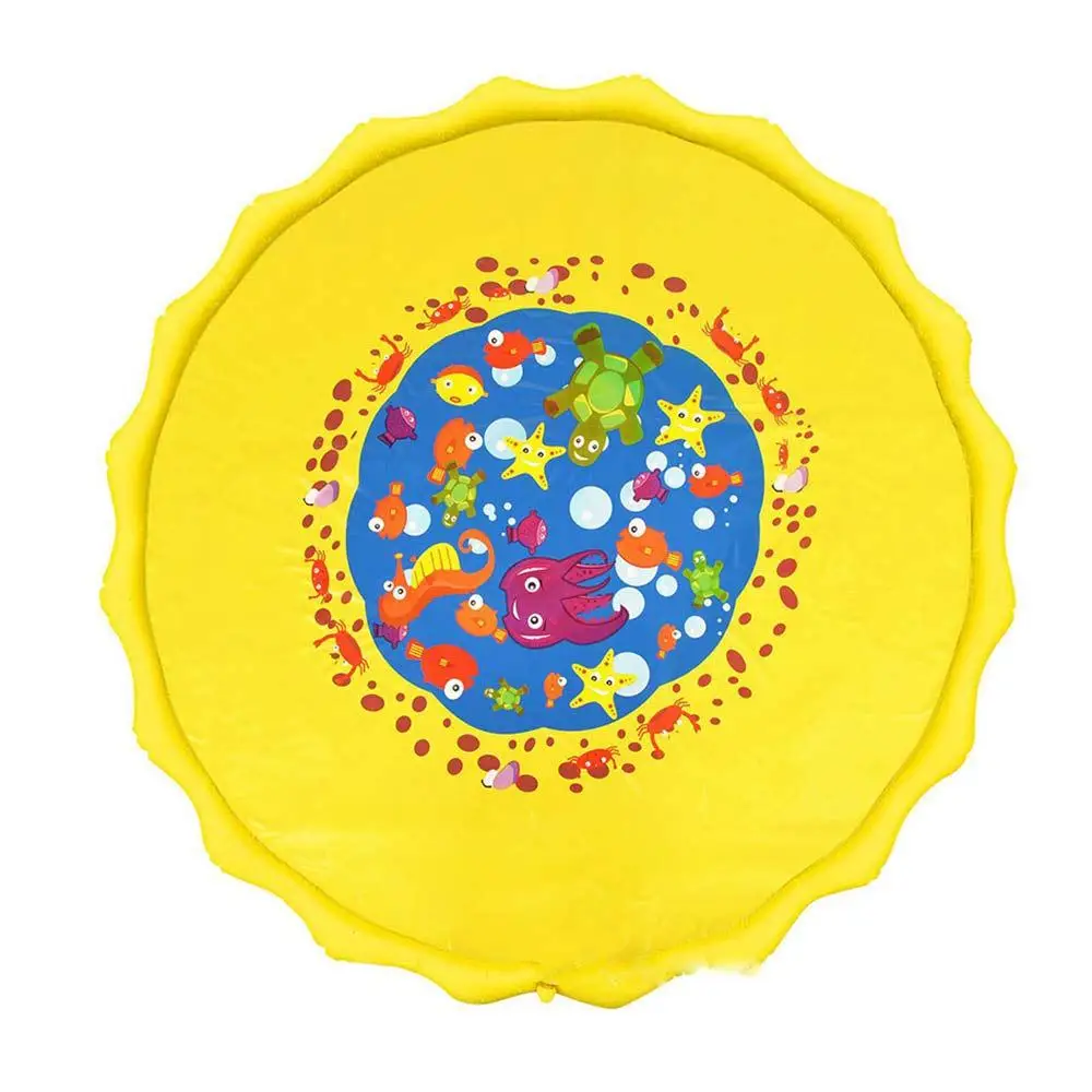 

Swiming Pool 170cm Lawn Games Pad Inflatable Spray Water Cushion PVC Play Family Play Water Mat Summer Game Pat Garden