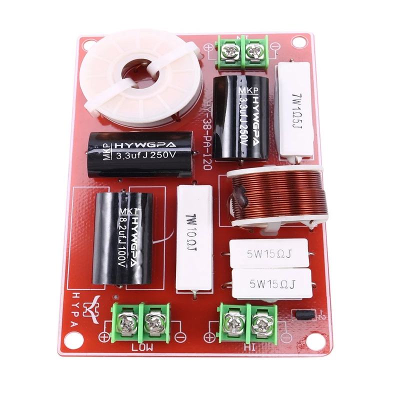 150W Speaker Crossover 2 Way High-Low 4-8 Ohm Frequency Divider for 3.6KHz | Электроника