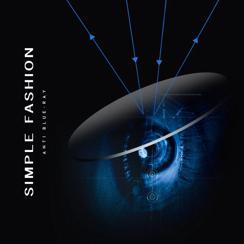 

NO.ONEPAUL Anti Blue Rays Radiation Blocking Glasses Men Women Computer Goggles Flat Mirror Anti-UV UV400 Blue Light Glasses