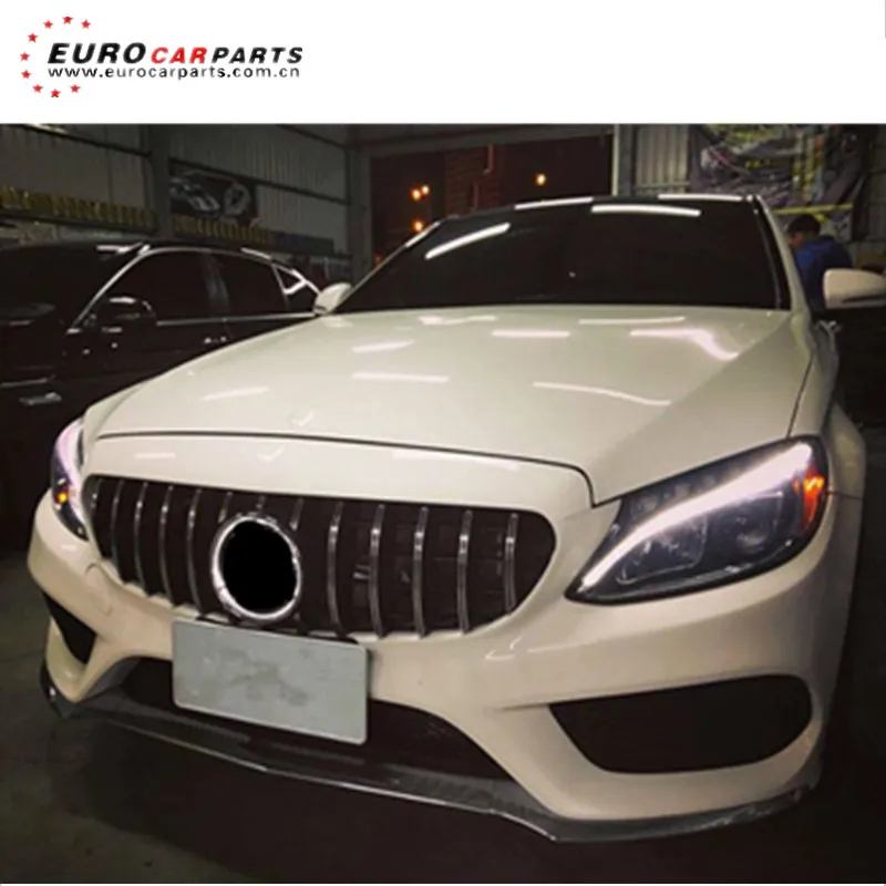 Решетка из АБС пластика класса C W205 GT подходит для MB class S to style 2014 2016 с отверстием