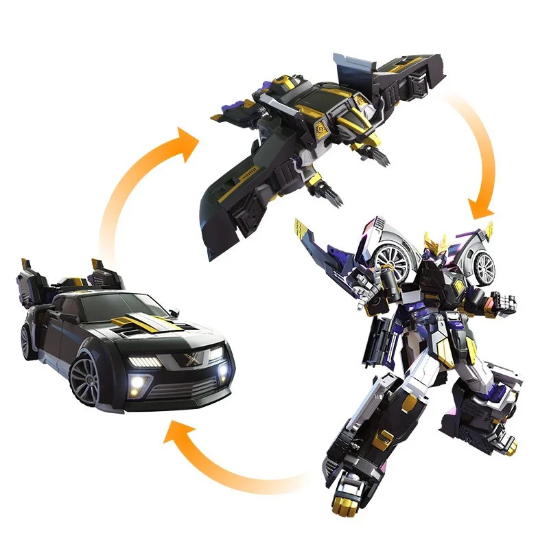 Три режима Мини сила трансформации меха робот игрушки Фигурки MiniForce X