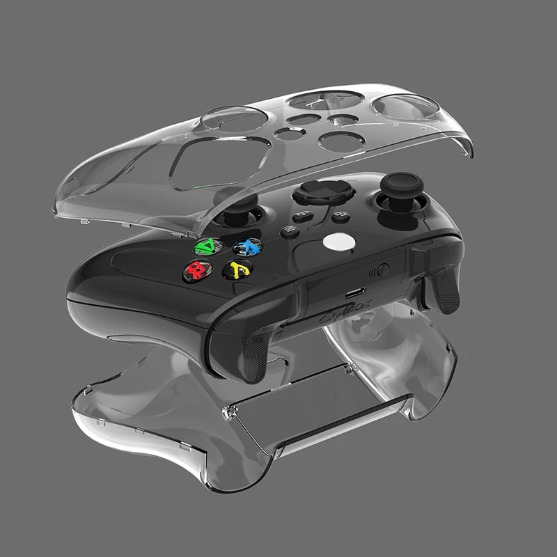 Transparent Clear Crystal Case Hard Controller Protective Cover Handle Shell for Series X | Электроника