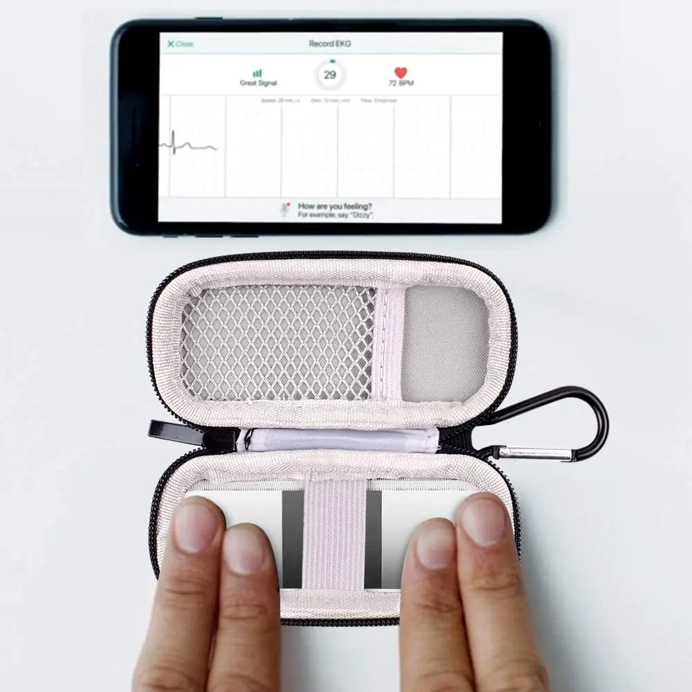 Чехол с пульсометром совместимый AliveCor Kardia Mobile ECG/KardiaMobile 6L только для устройств Apple