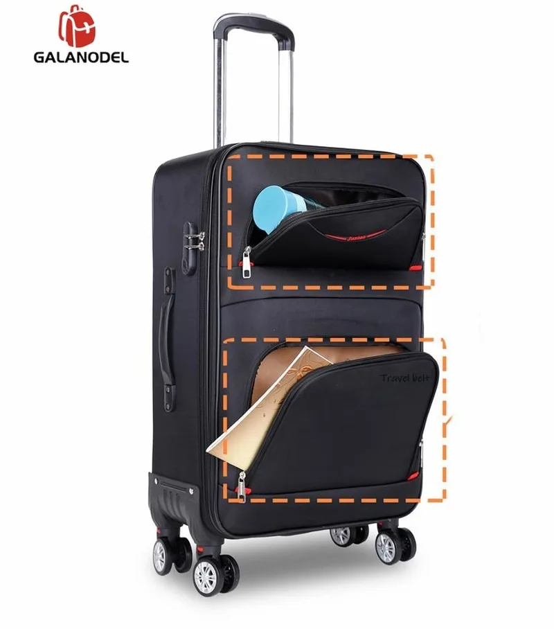 Высокое качество водонепроницаемый Оксфорд сумки на колёсиках Spinner для мужчин