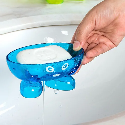 Конфетный цвет мыльница подставка аксессуары для ванной комнаты пластиковая