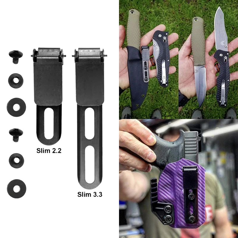

Tactical Ulticlip Belt Clip for Knife Sheath Kydex Gun Holster IWB Concealed Carry Blet Clip Airsoft Hunting Outdoor Accessory