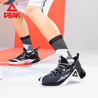 peak mens basketball shoes p motive cushion breathable mesh sports shoes outdoor wearable court non slip gym training sneakers