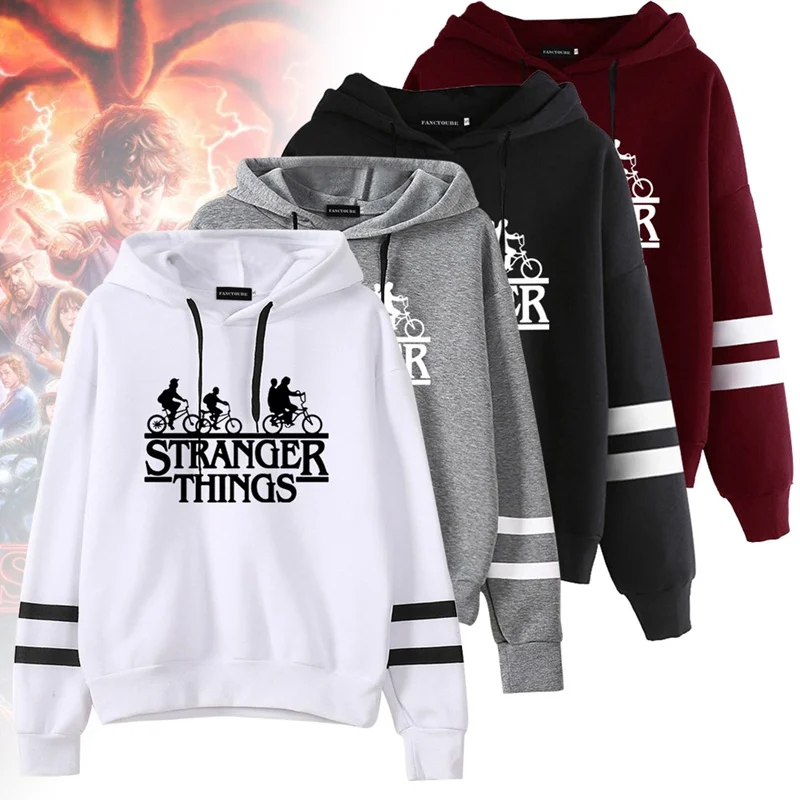 

Stranger Things Hoodie Woman Hooded Hoodies Kpop Sweatshirts Kawaii Korean Oversized Harajuku Hip Hop Hoodie Sweatshirt