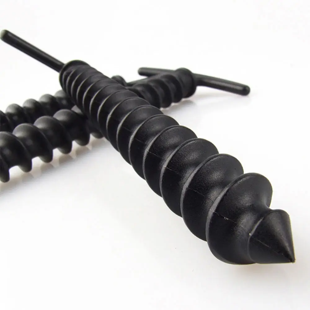 

5pcs/10pcs Outdoor Ultralight Camping Tent Stakes Pegs Pins Plastic Nylon Screw Spiral Nails Awning Trip Kit Tent Accessories