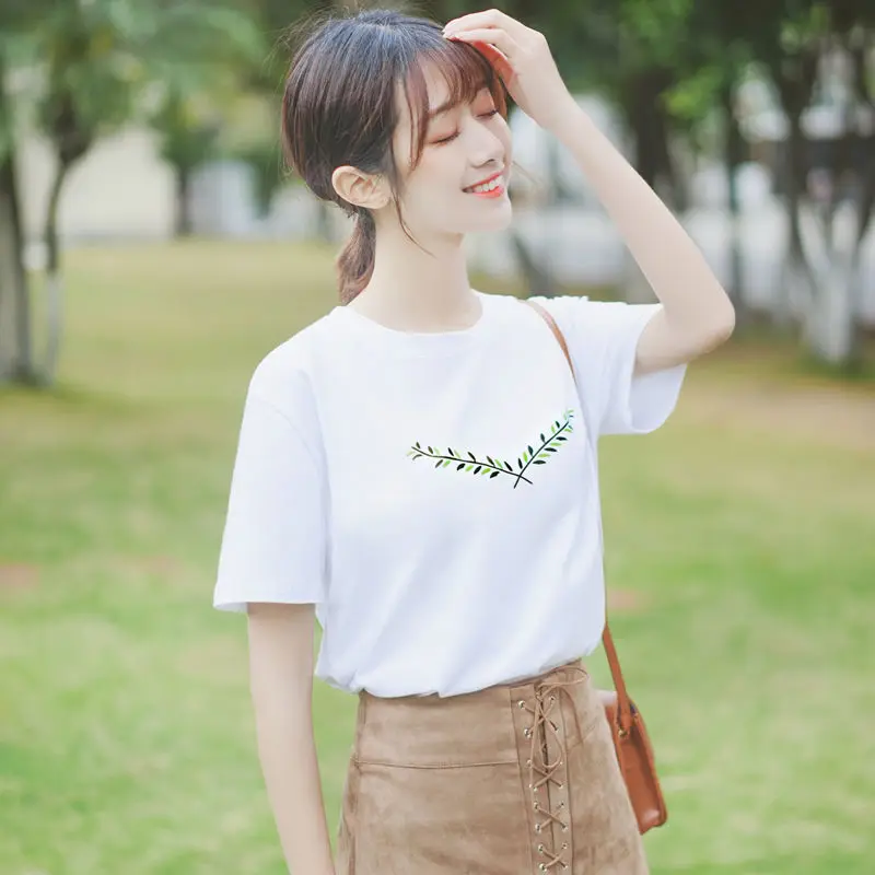 

Summer 2020 short Red sleeve t shirt Women Top Garment