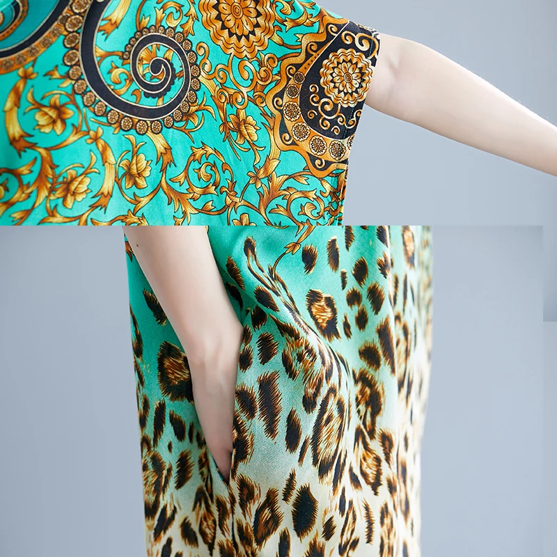 Богемные платья Свободное длинное платье макси винтажное с рукавами летучая