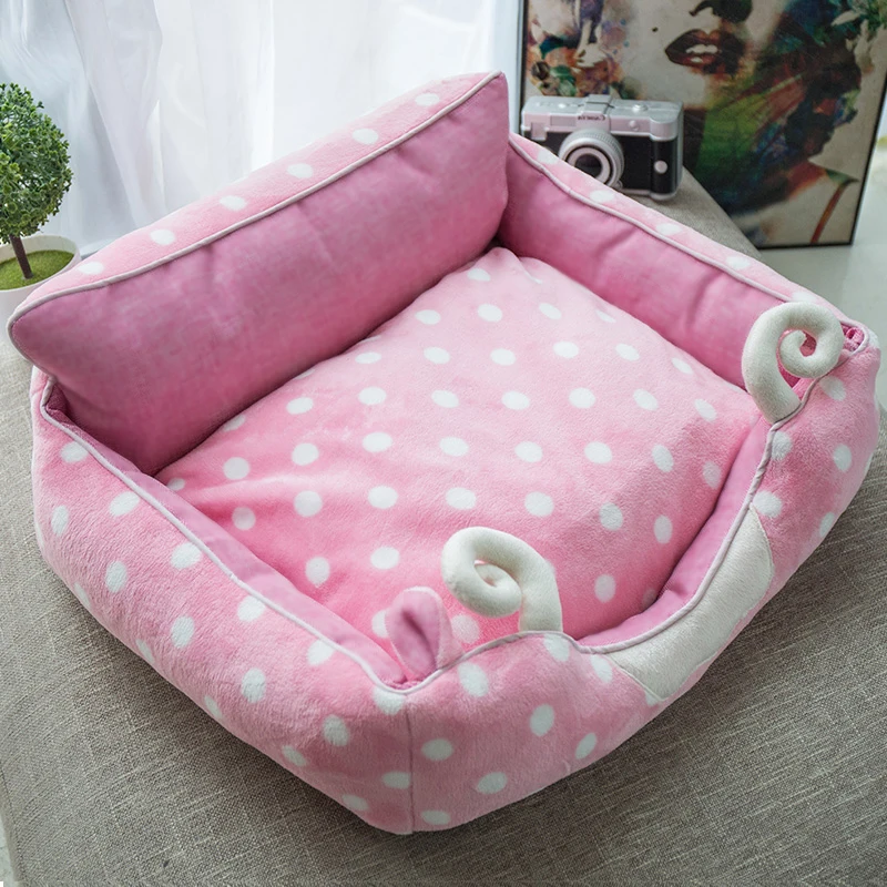 

Dog Cat Bed Mat Animai Shape All Seasons Universal Bed Small Dog Teddy Full Removable Bed Dog Cat House Winter Warm Pet Supplies
