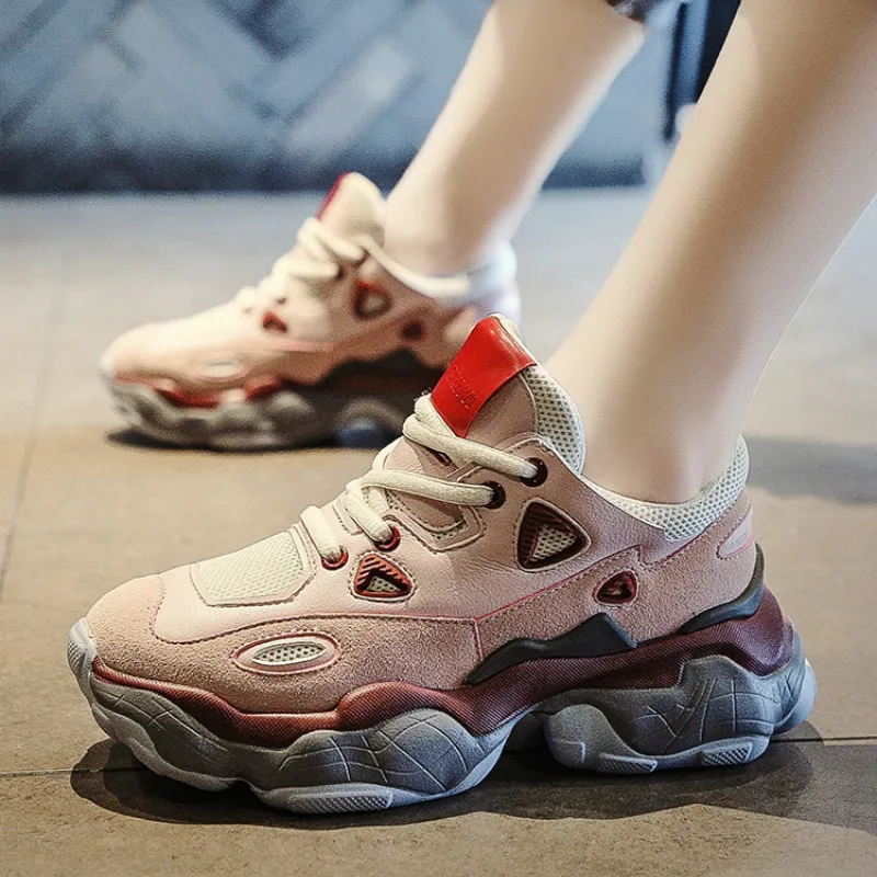 2019 г. новая женская обувь повседневная женские удобные кроссовки на платформе