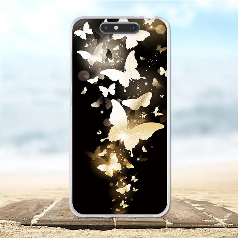 Новинка мягкий чехол из ТПУ для ZTE Blade V8 5 2 дюйма силиконовый с рисунком телефона |