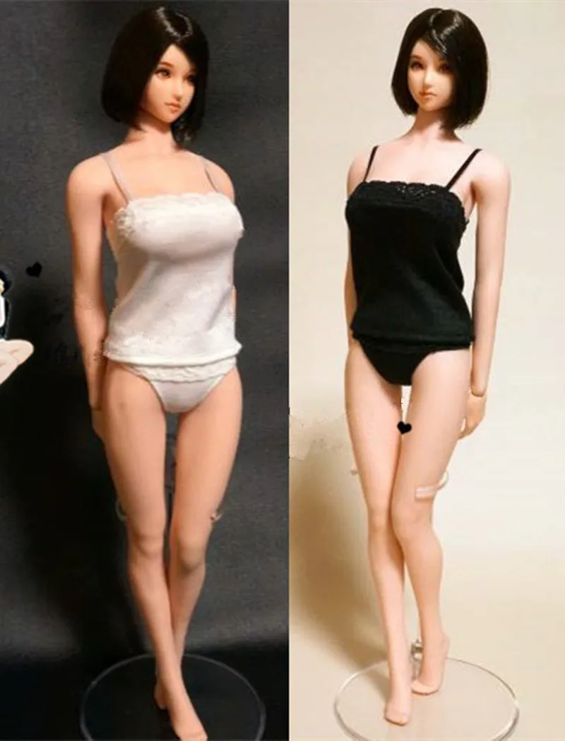 

1/6 Female Clothes Healthy Sexy pyjamas Sleepwear Female Bra Camisole Shorts Set for 12 inch Action Figures Model Toy