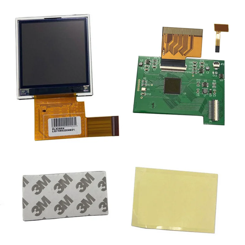 LCD Kits with shell for GBC high brightness LCD and new shell case for Gameboy Color , GBC LCD screen with housing shell case images - 6
