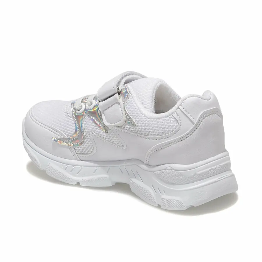 

Kids Sneakers I Cool Polly White Girl Walking Shoes