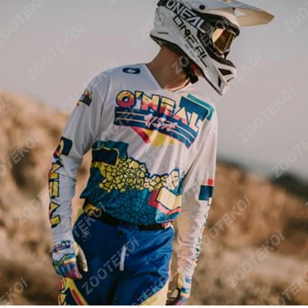 

2022 New Cycling Jersey Men Mountain Bike Motocross Team T-shirt Maillot Ciclismo Mtb Downhill Breathable Shirt Bicycle Clothing