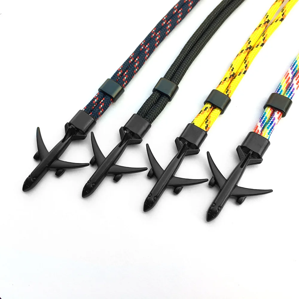 Новый мужской браслет с подвеской в виде самолета Боинга цепочка-браслет веревки