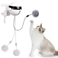 automatic cat toy ball electric lifting interactive self playing teaser puzzle smart pet cat ball toys supplies for cats kitten