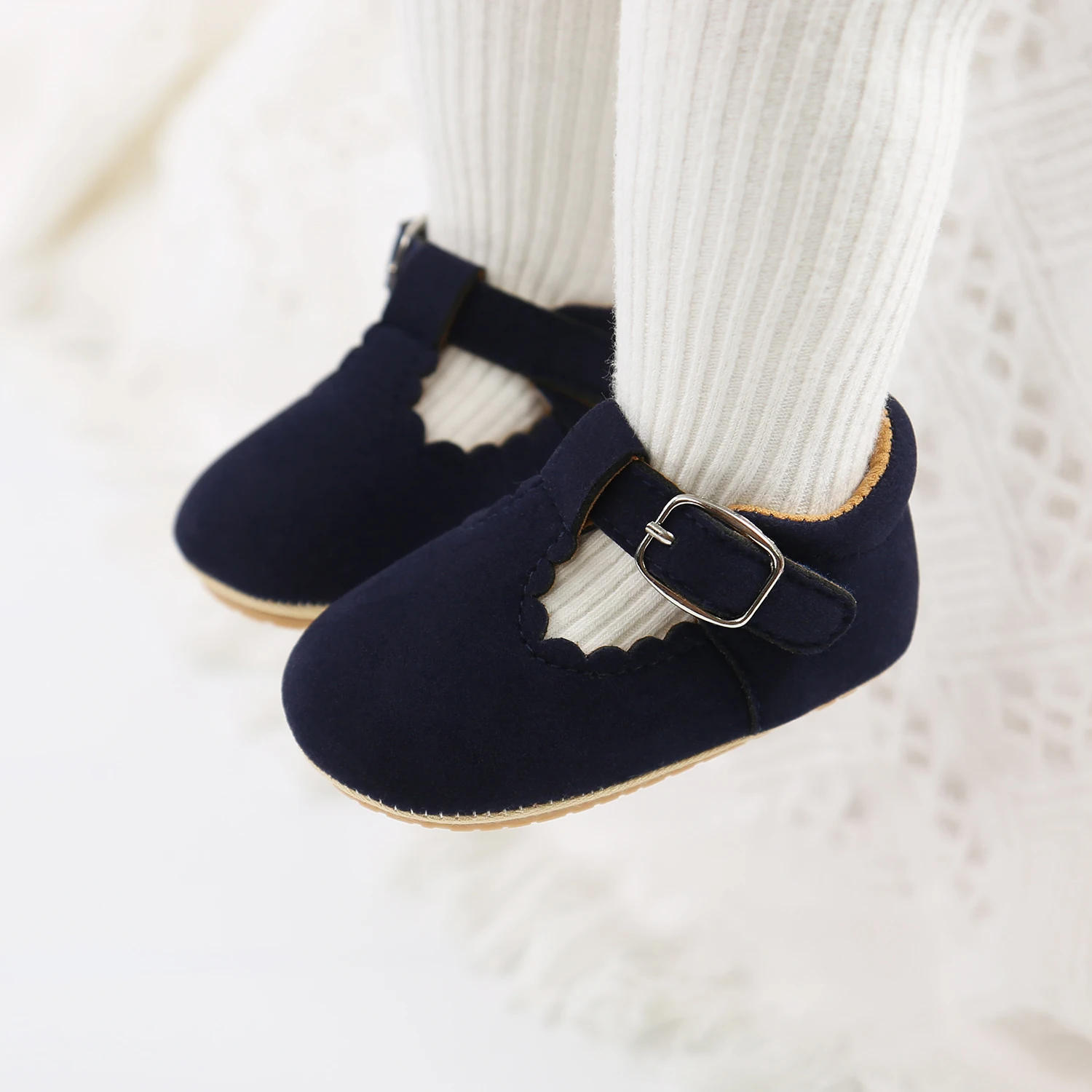 Vintage Baby Shoes Newborn Infant Boy Girl Classical PU Soft Anti-slip Toddler Crib Crawl Shoes Moccasins 10-colors images - 6