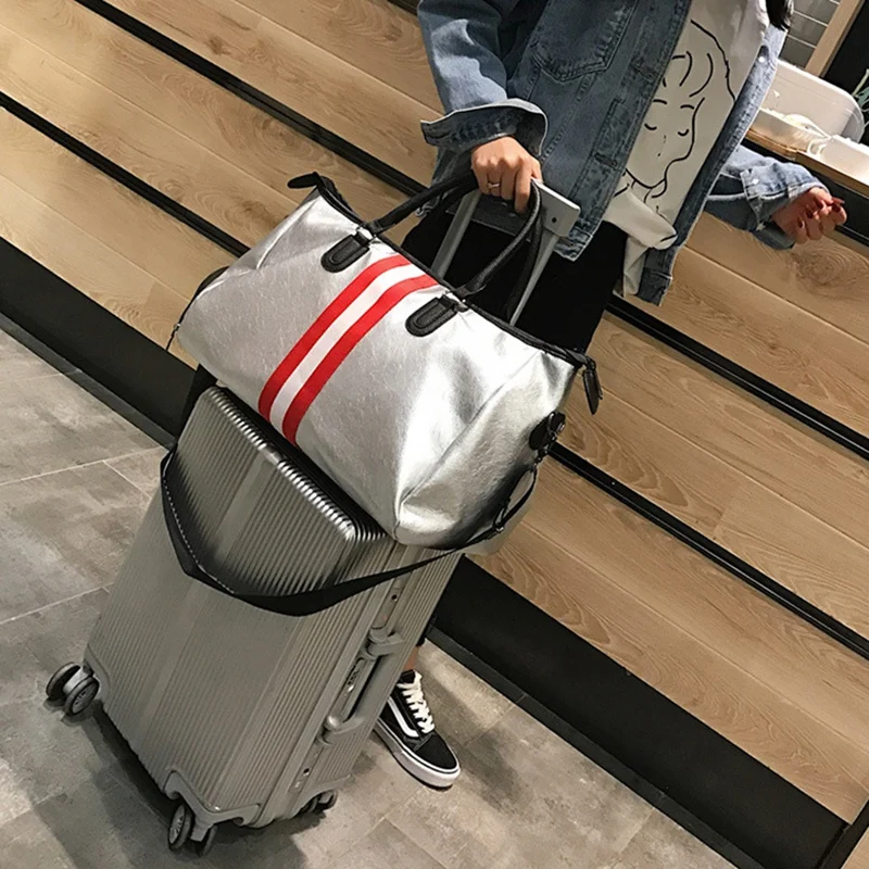 Спортивные Сумки из искусственной кожи для фитнеса йоги Дорожная Спортивная