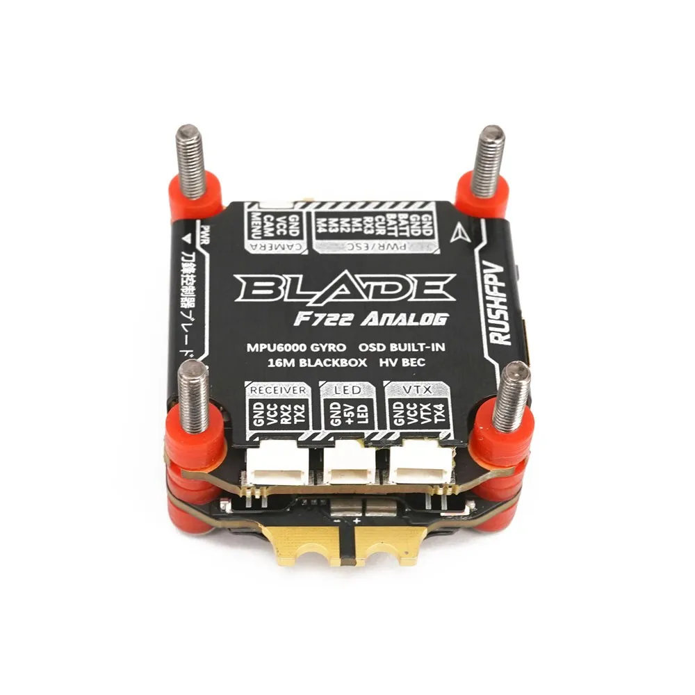 Пиковое лезвие RUSHFPV F722 30 5 мм набор 50A 3-6S blheli _ 32 4 в 1 бесщеточный ESC для аналогового