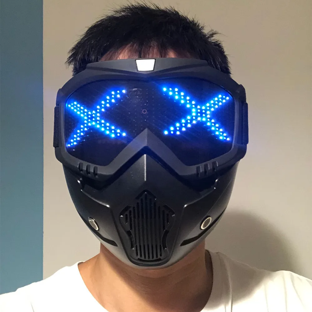 Светодиодные лыжные очки для вечеринки карнавала с RGB-подсветильник кой | Дом и
